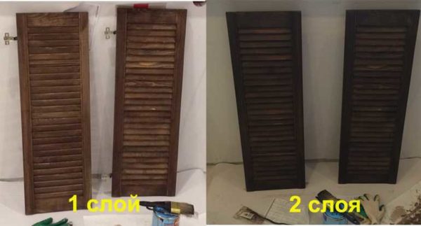 Staining - creating the desired color and effect