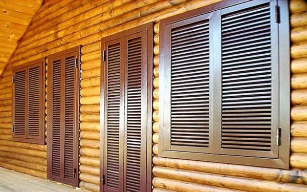 Metal shutter doors - part of the home security system