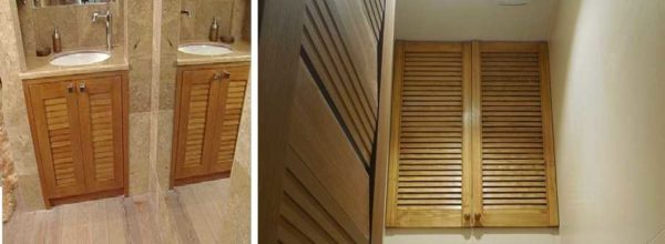 In bathrooms, toilets, kitchen cabinets, can be used as cabinet doors