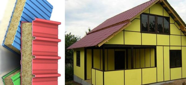 Sandwich panels - for fast construction