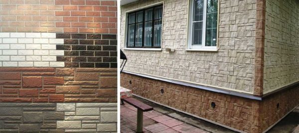 Basement siding is made from polymers. The cheapest - made of polyvinyl chloride (PVC) and polypropylene