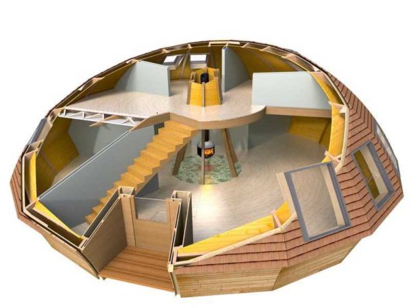 The interior layout of domed houses is very specific.