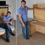 Several lockers on top - for storing books or things