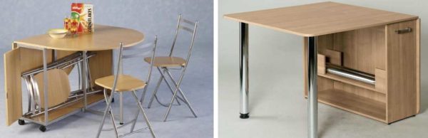 Convertible dining table for the kitchen