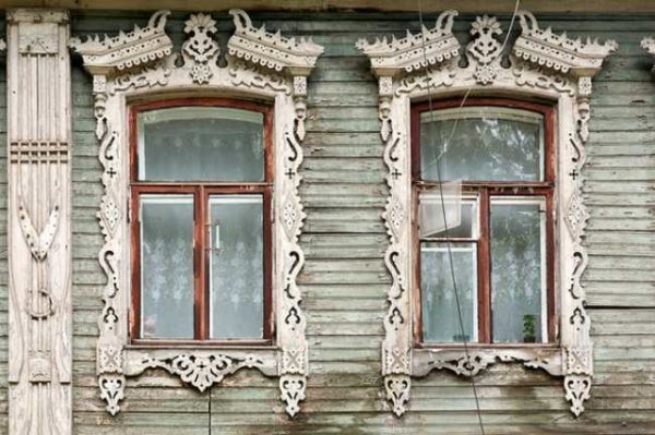 Wooden window trims have been made for a very long time