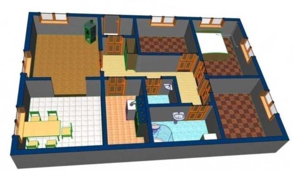 When planning a house, you must adhere to certain rules.