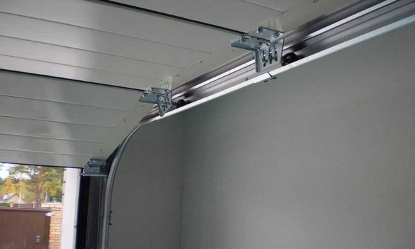 Sectional garage doors: view from the room