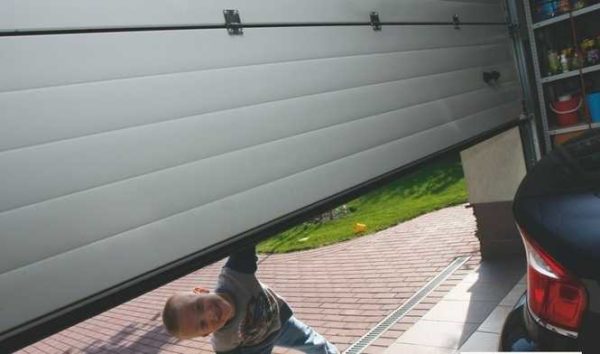 To increase safety, motion sensors are installed