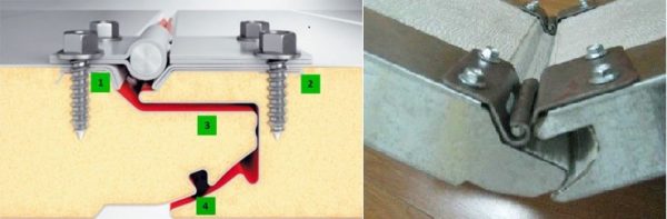 To keep warm in the garage, it is important that the sections are connected tightly