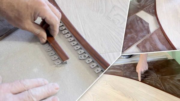 How to make the transition from tiles to laminate