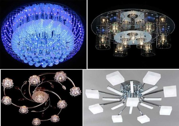 LED chandeliers for home are the best choice for stretch ceilings - they generate little heat