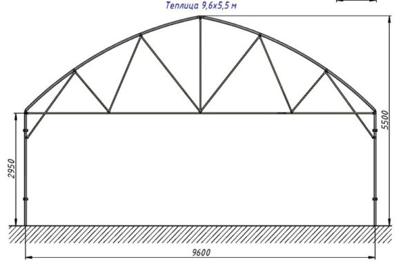 If you weld two half arcs at an angle, the snow will melt better.