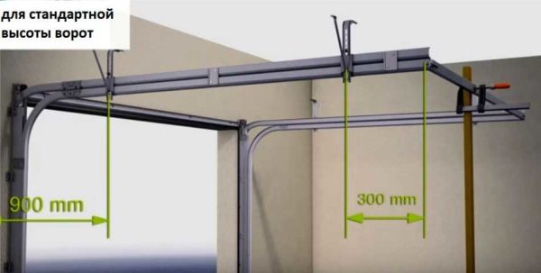 Installing the ceiling rail mount