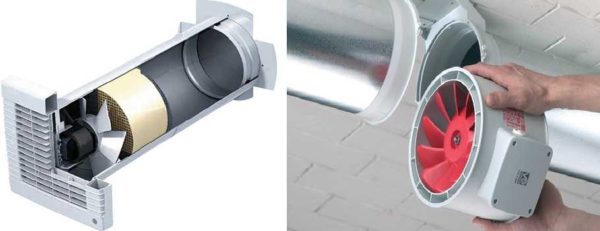 Forced ventilation in a private house - suitable type of fans are installed