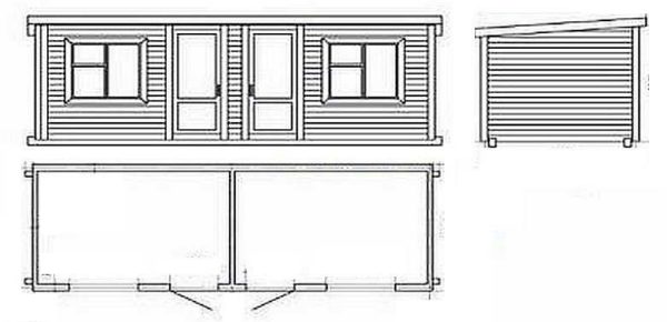 Change house for two rooms with separate entrances