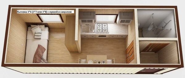 If one of the rooms is a walk-through, it will be easier to heat it