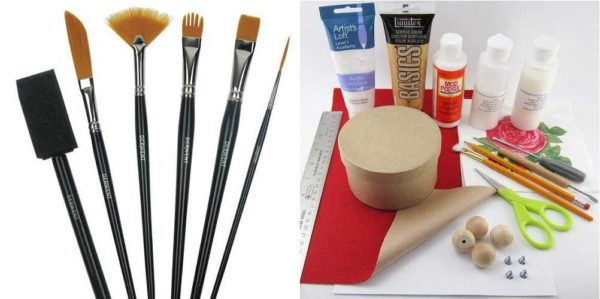 Decoupage for beginners - we start by purchasing the necessary tools