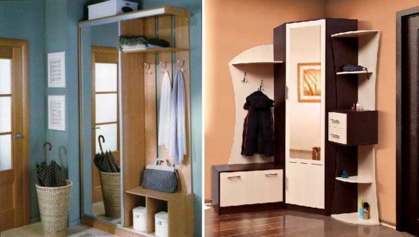 It is desirable that the color of the doors and furniture matches, or there are at least elements with a similar color