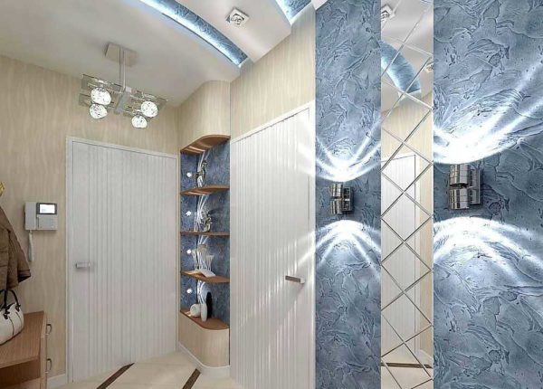 The best lighting in the hallway - combined, multi-zone