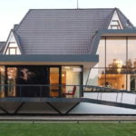 Tall windows go well with modern style