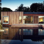 A house with panoramic windows does not have to have a large area