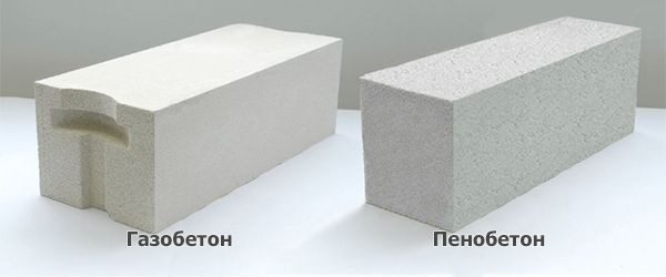 Foam blocks and gas blocks are not visually very different