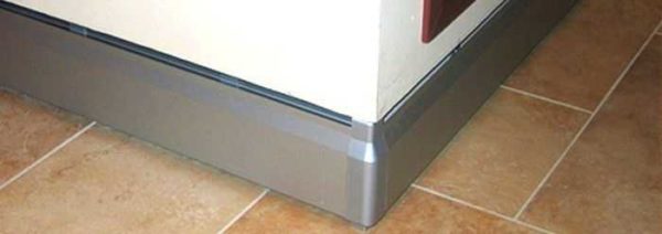 Warm skirting board is a little closer
