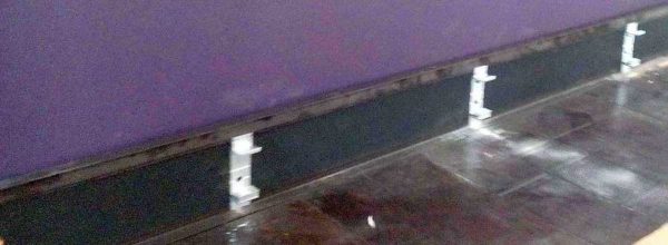 An insulating tape is attached, and on top of it fasteners