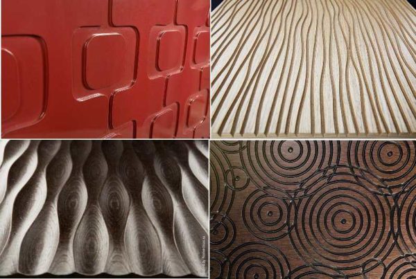 These are several more types of 3D wall MDF panels