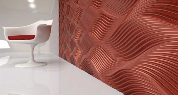 MDF panel with volumetric image - 3D