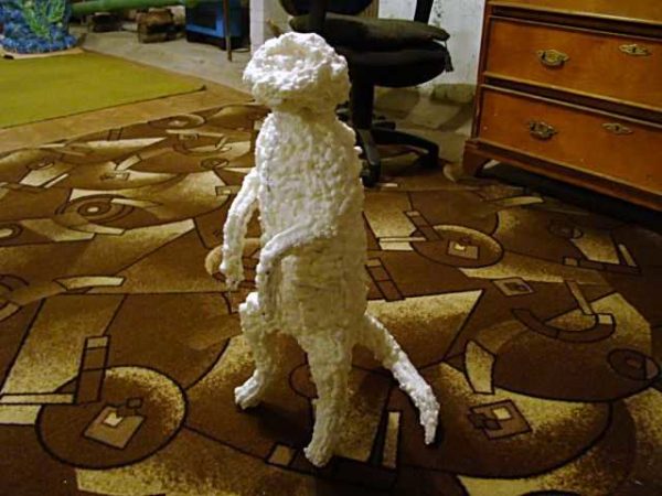 The meerkat is almost ready ... it remains to paint