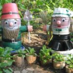 Plastic bottle men - for those with artistic skills