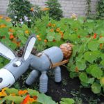 Donkey from a plastic bottle