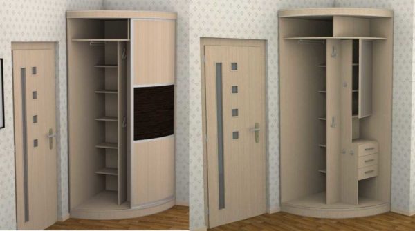 Radial hallways from the category of mini