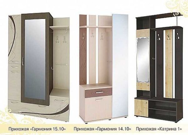 Ready-made small-sized hallways in the corridor