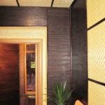 Combined with bamboo wallpaper
