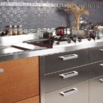 Another option for metal panels for kitchen veils