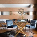 Mirrors are a great way to make the interior look unusual