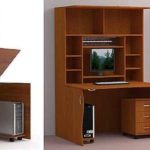 A wardrobe desk is useful in a teenager's or an adult's room