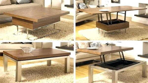 Coffee-dining table - convenient to install in the living room