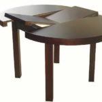 A round folding table will come in handy when a couple of guests have come
