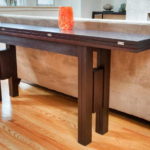 Folding dining table
