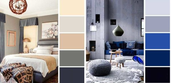 Combine gray with other colors to create a harmonious interior