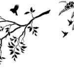 Vegetable motifs in Japanese style are suitable for interiors in soothing colors