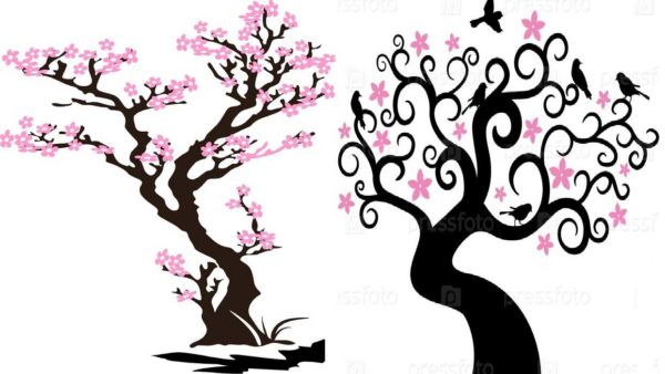 Blooming trees - a symbol of spring and eternity