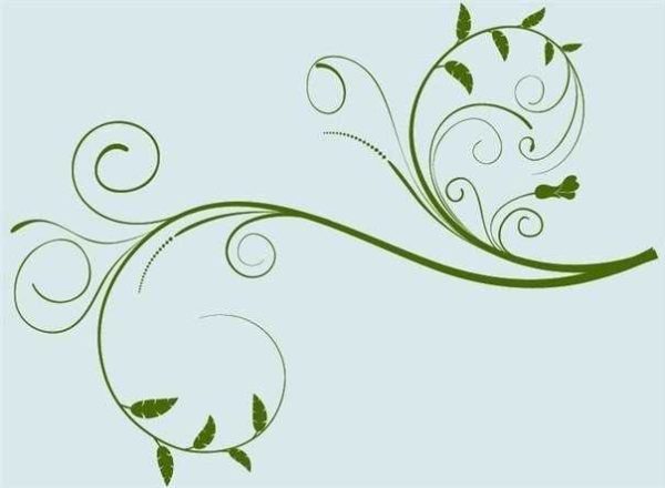 Floral patterns - unobtrusive and calm
