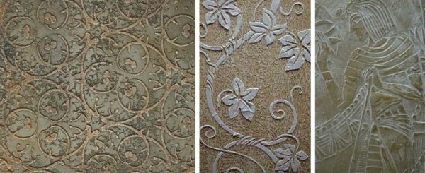 Such or similar drawings can be obtained when working with volumetric stencils.