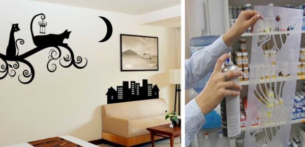 It is necessary to work carefully with paint in cans - its amount is difficult to control