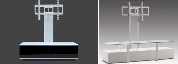 TV stands with brackets for the screen