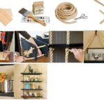 The simplest shelf for towels and miscellaneous items